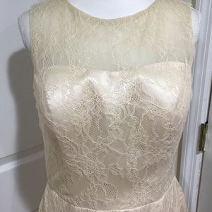 Izidress Blush Lace 2 Piece Formal Dress